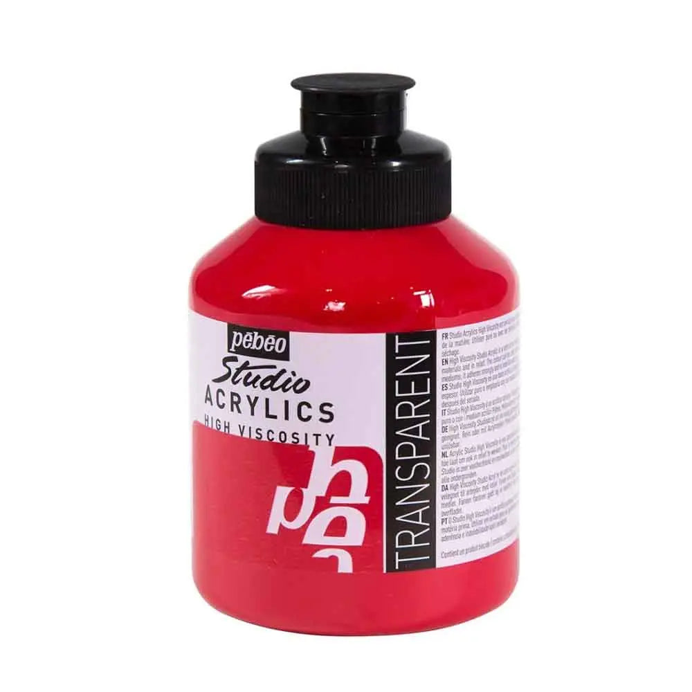 Pebeo High Viscosity Studio Acrylics  500ml (Loose) Pebeo